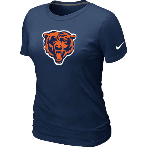 Nike Chicago Bears Women's Team Logo NFL T-Shirt - Dark Blue